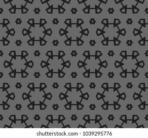 Modern geometric ornament. Seamless vector illustration for design.