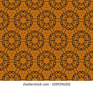 Modern geometric ornament. Seamless vector illustration for design.