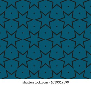 Modern geometric ornament. Seamless vector illustration for design.