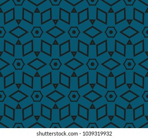 Modern geometric ornament. Seamless vector illustration for design.