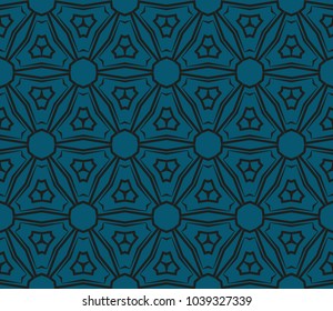 Modern geometric ornament. Seamless vector illustration for design.