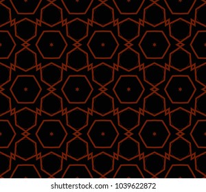 Modern geometric ornament. Seamless vector illustration for design.
