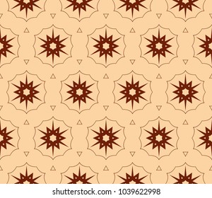 Modern geometric ornament. Seamless vector illustration for design.