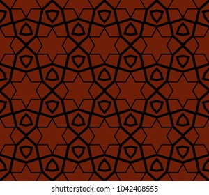 Modern geometric ornament. Seamless vector illustration for design.