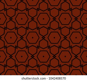 Modern geometric ornament. Seamless vector illustration for design.