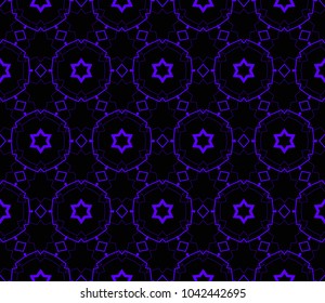 Modern geometric ornament. Seamless vector illustration for design.