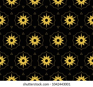 Modern geometric ornament. Seamless vector illustration for design.
