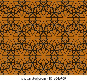 Modern geometric ornament. Seamless vector illustration for design.