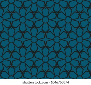 Modern geometric ornament. Seamless vector illustration for design.