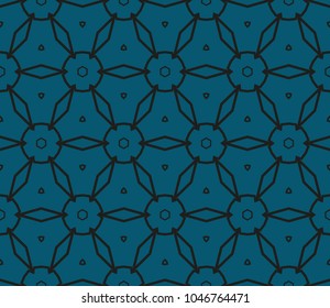 Modern geometric ornament. Seamless vector illustration for design.