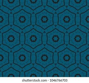 Modern geometric ornament. Seamless vector illustration for design.