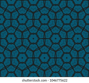 Modern geometric ornament. Seamless vector illustration for design.