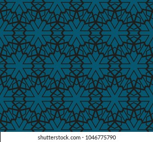 Modern geometric ornament. Seamless vector illustration for design.