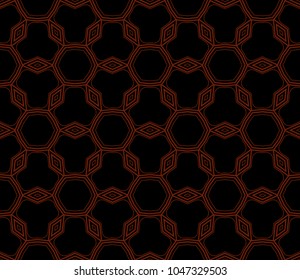 Modern geometric ornament. Seamless vector illustration for design.