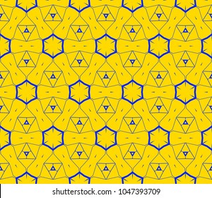 Modern geometric ornament. Seamless vector illustration for design.