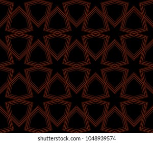 Modern geometric ornament. Seamless vector illustration for design.