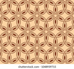 Modern geometric ornament. Seamless vector illustration for design.