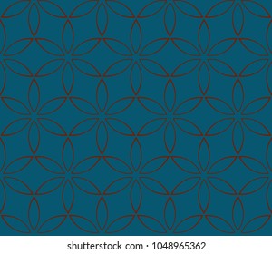 Modern geometric ornament. Seamless vector illustration for design.