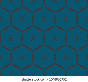 Modern geometric ornament. Seamless vector illustration for design.