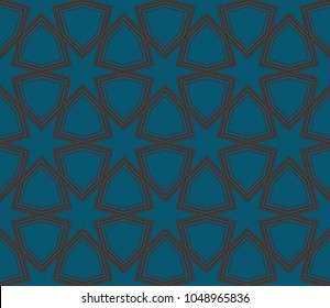 Modern geometric ornament. Seamless vector illustration for design.