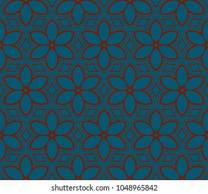 Modern geometric ornament. Seamless vector illustration for design.