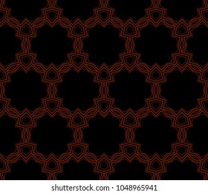 Modern geometric ornament. Seamless vector illustration for design.
