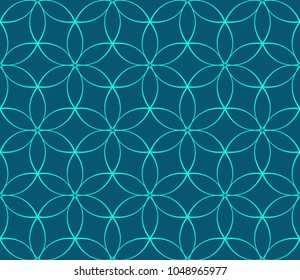 Modern geometric ornament. Seamless vector illustration for design.