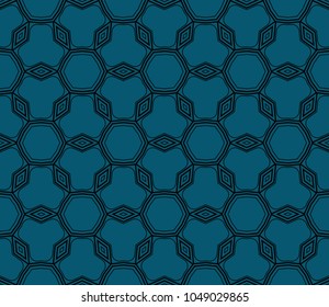 Modern geometric ornament. Seamless vector illustration for design.