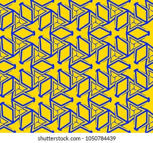 Modern geometric ornament. Seamless vector illustration for design.