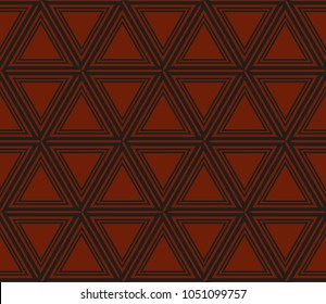 Modern geometric ornament. Seamless vector illustration for design.