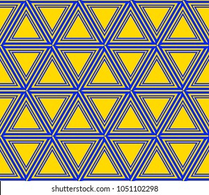 Modern geometric ornament. Seamless vector illustration for design.