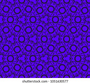 Modern geometric ornament. Seamless vector illustration for design.