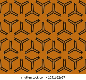 Modern geometric ornament. Seamless vector illustration for design.