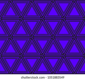 Modern geometric ornament. Seamless vector illustration for design.