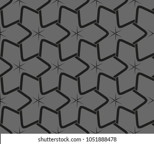Modern geometric ornament. Seamless vector illustration for design.