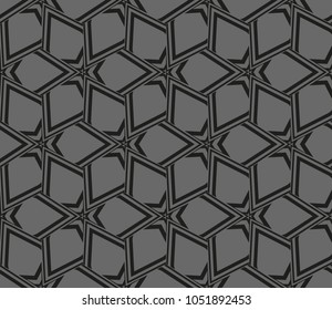 Modern geometric ornament. Seamless vector illustration for design.