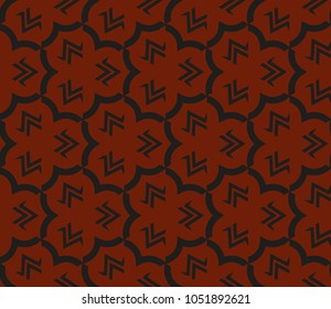 Modern geometric ornament. Seamless vector illustration for design.