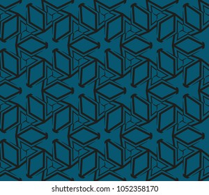 Modern geometric ornament. Seamless vector illustration for design.