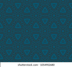 Modern geometric ornament. Seamless vector illustration for design.