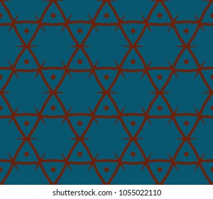 Modern geometric ornament. Seamless vector illustration for design.