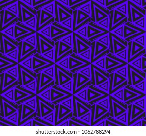 Modern geometric ornament. Seamless vector illustration for design.