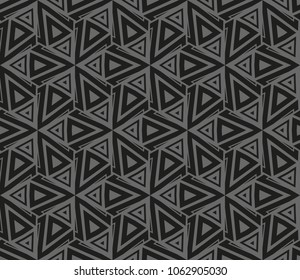 Modern geometric ornament. Seamless vector illustration for design.