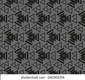 Modern geometric ornament. Seamless vector illustration for design.