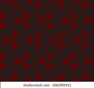 Modern geometric ornament. Seamless vector illustration for design.