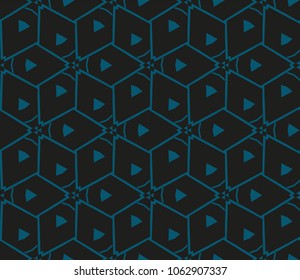 Modern geometric ornament. Seamless vector illustration for design.