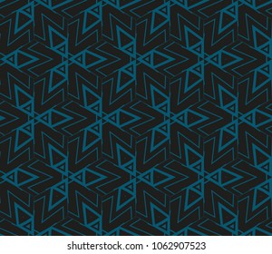 Modern geometric ornament. Seamless vector illustration for design.