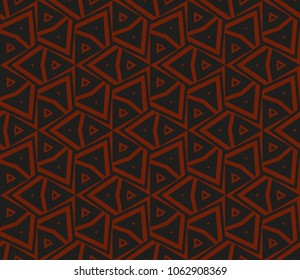 Modern geometric ornament. Seamless vector illustration for design.