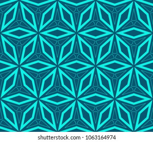 Modern geometric ornament. Seamless vector illustration for design.