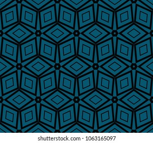 Modern geometric ornament. Seamless vector illustration for design.