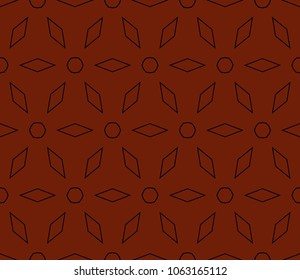 Modern geometric ornament. Seamless vector illustration for design.